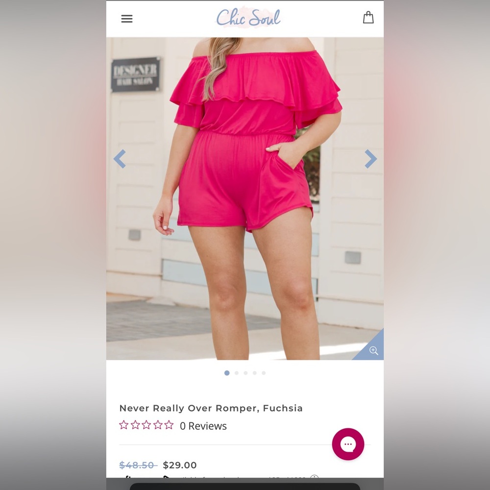 Never Really Over Romper XL- NEVER WORN